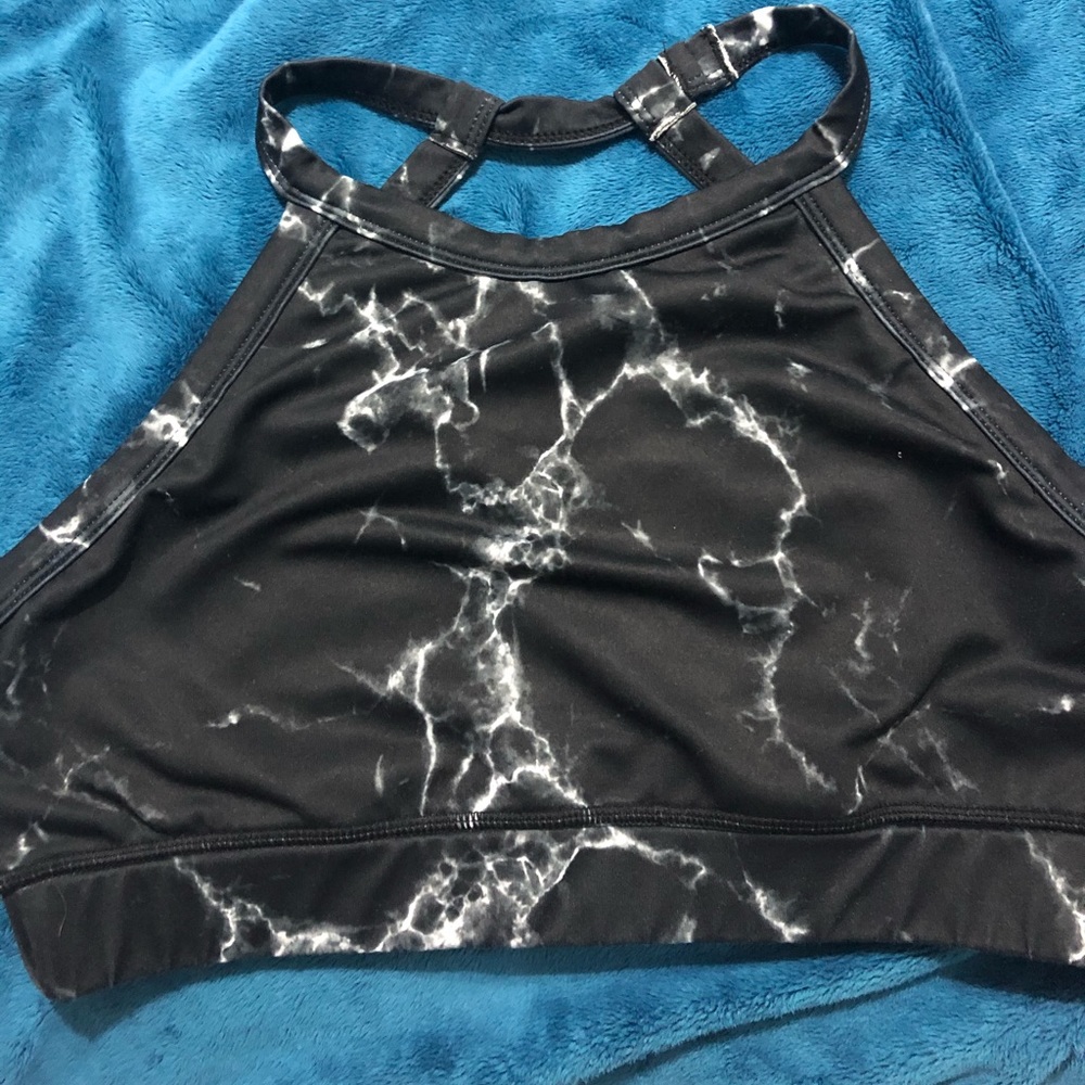 Buffbunny Black Marble Bra